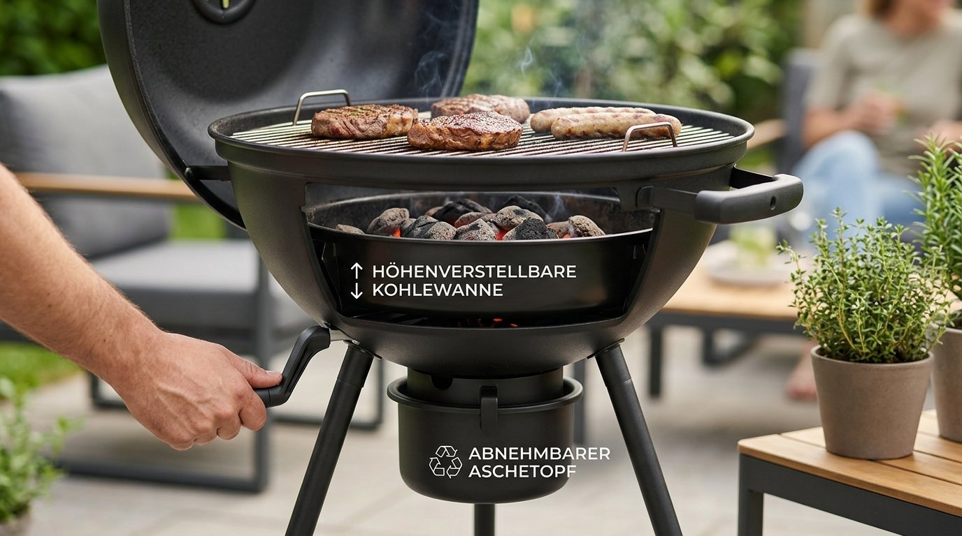 Dieser Holzkohlegrill unter 100 € bei Carrefour versteckt einen Vorteil, den die Modelle zu 150 € nicht haben