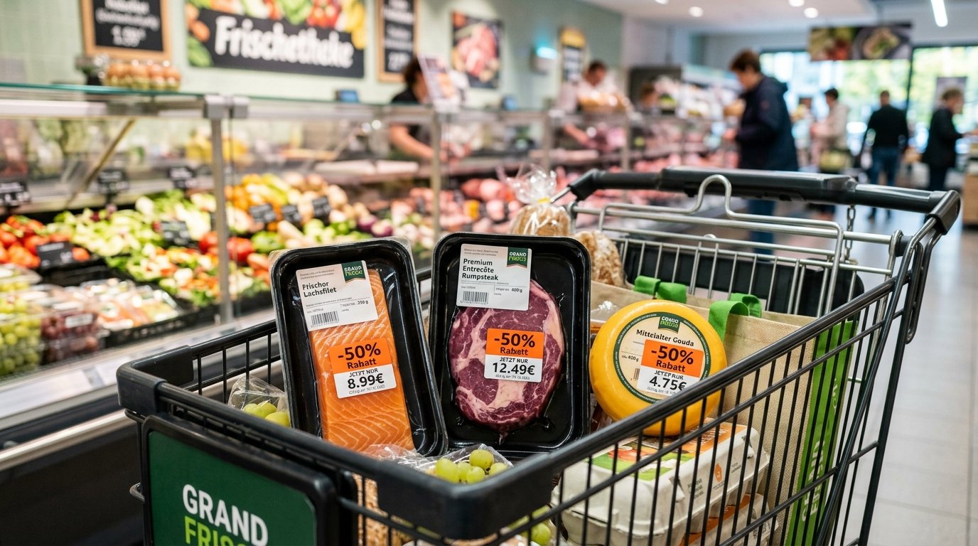 Grand Frisch : dieser ganz präzise Zeitraum des Wochenendes ermöglicht es, Fleisch, Fisch und Käse zu -50% zu bezahlen