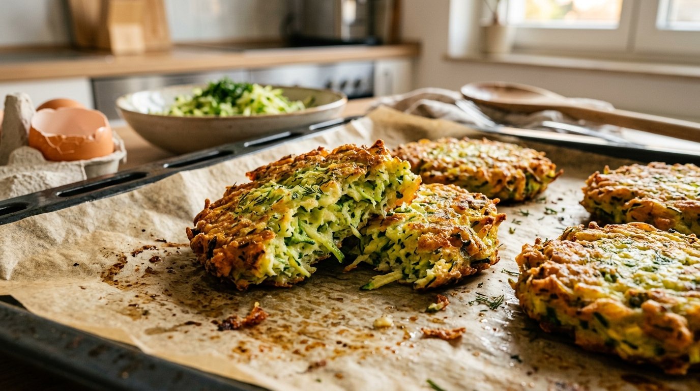 « Mein Sohn hat seine Hühnchen-Nuggets fallen gelassen » : der Abend wo eine geriebene Zucchini alles im Ofen ersetzt hat