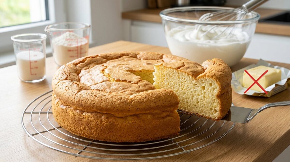 « Nicht ein Tropfen Butter darin » : dieser Kuchen hat sich vor den Augen meiner Gäste verdoppelt