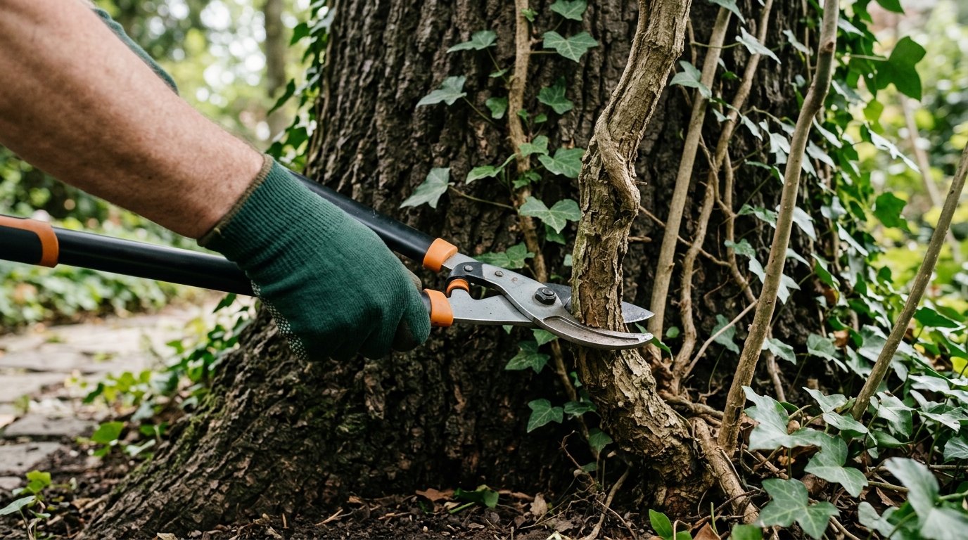 Soll man den Efeu entfernen, der auf einem Baum gewachsen ist?
