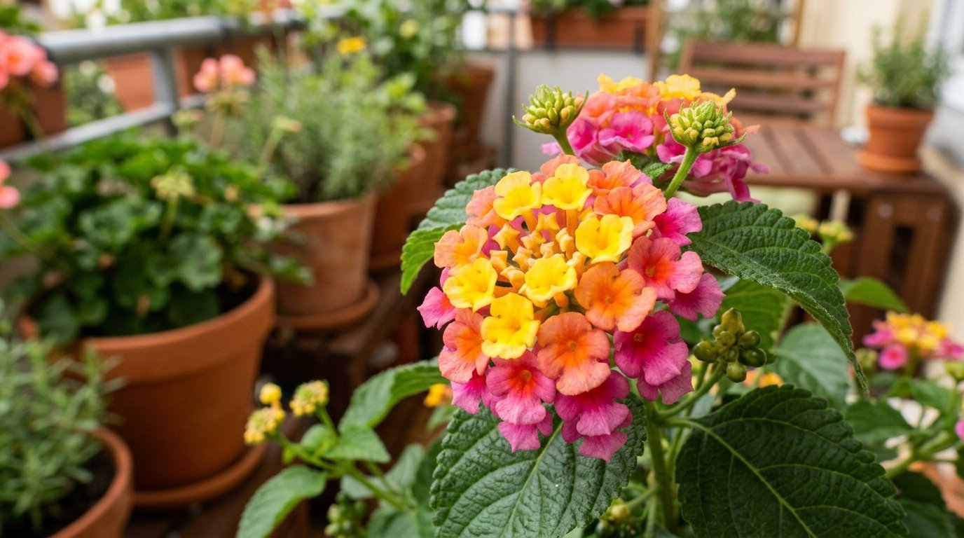 Weder Rosen noch Geranien: diese Balkonpflanze blüht einfach vom Frühling bis zum Herbst und wechselt von selbst die Farbe
